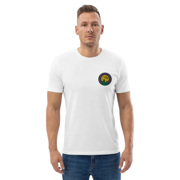 Unisex organic cotton t-shirt Cotswold Paragliding Logo